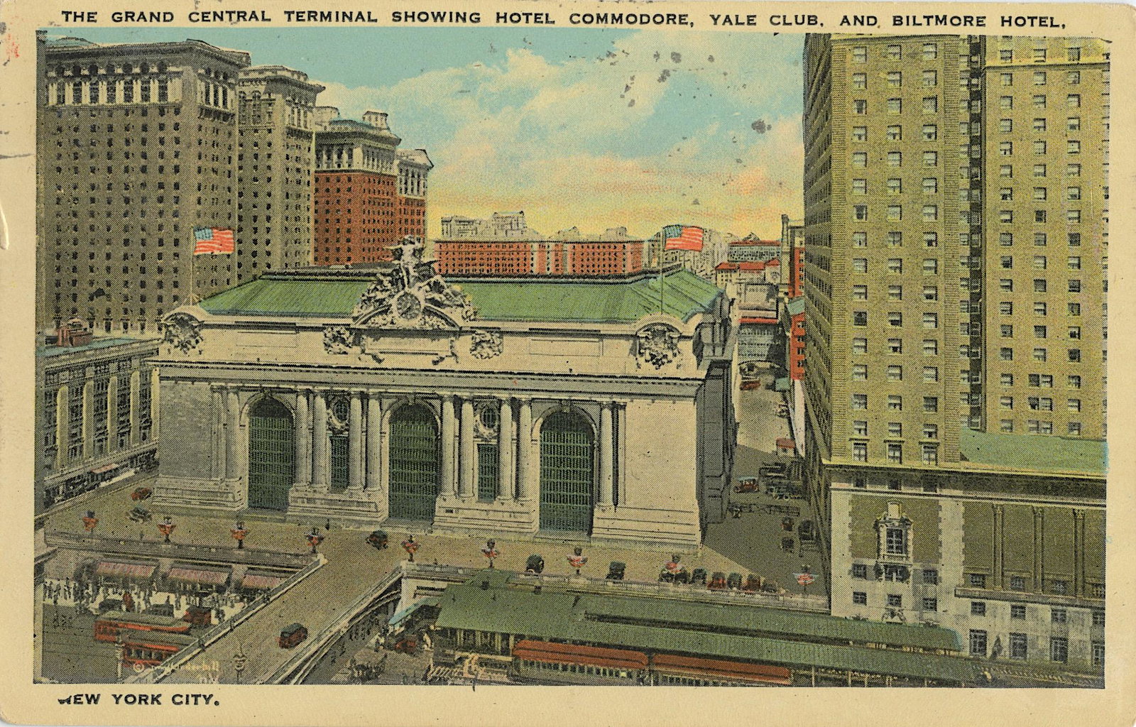 Antique Vintage Rare Postcard New York View (1 of 2)