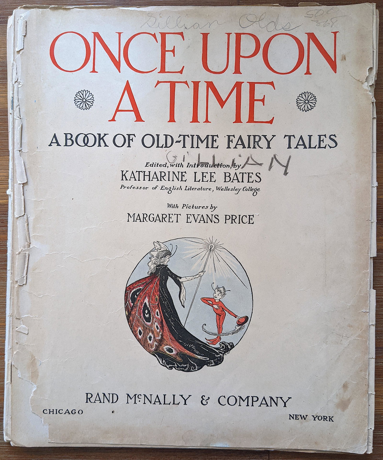 Old Book ONCE UPON A TIME by Rand McNally & Company: The provenance of this item is from a WWII veteran collector in Georgia. We have included images showing the condition and information related to this book. Do not hesitate to contact us if you have a
