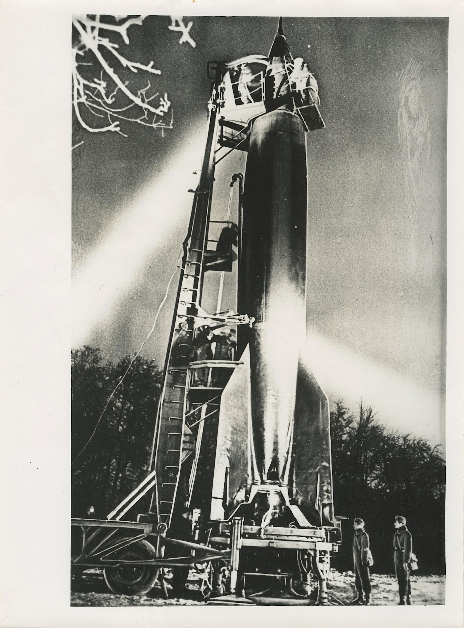 Vintage Photo Space, Aviation, NASA , Rocket, 1950s - (1 of 2)