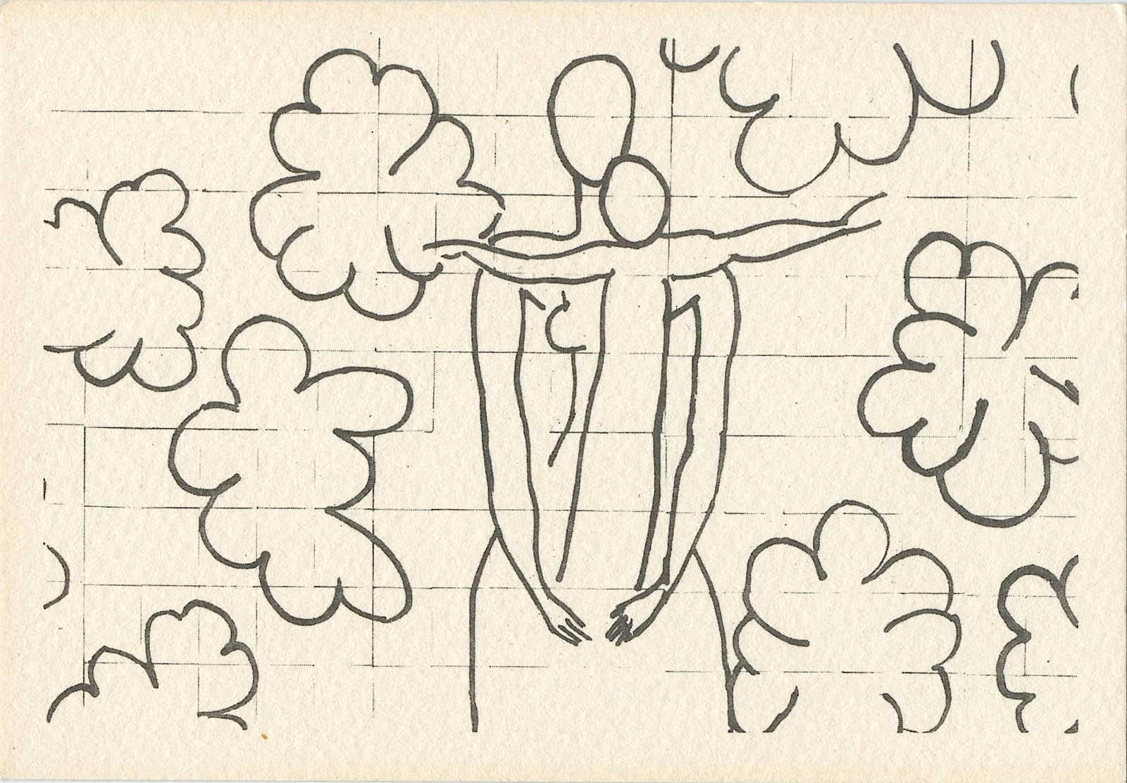 Antique Vintage Rare Postcard  Henri Matisse (1 of 2)