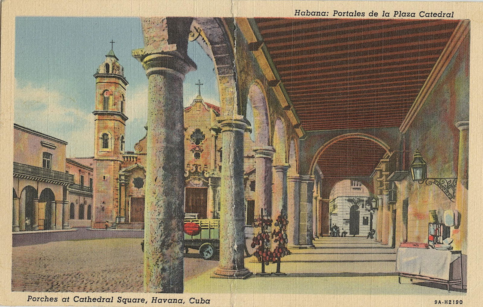 Antique Vintage Rare Postcard  Cuba (1 of 2)