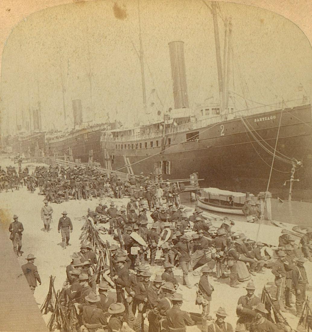 Antique Real Photo Stereoview Spanish - American War: This collection of stereoviews are originals from the epoch . They come mainly from collectors in the U.S.A. and constitute wonderful testimonies of past time that tend to be unique. Their scarcity, c