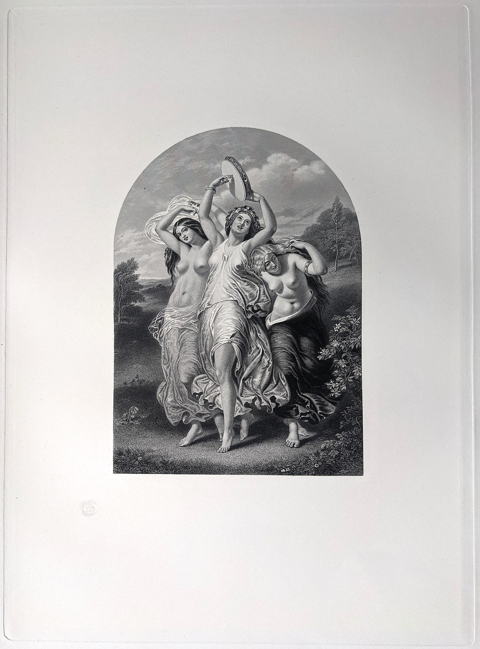 W. E. FROST, A.R.A. L'Allegro, Engraving 1855 (1 of 2)