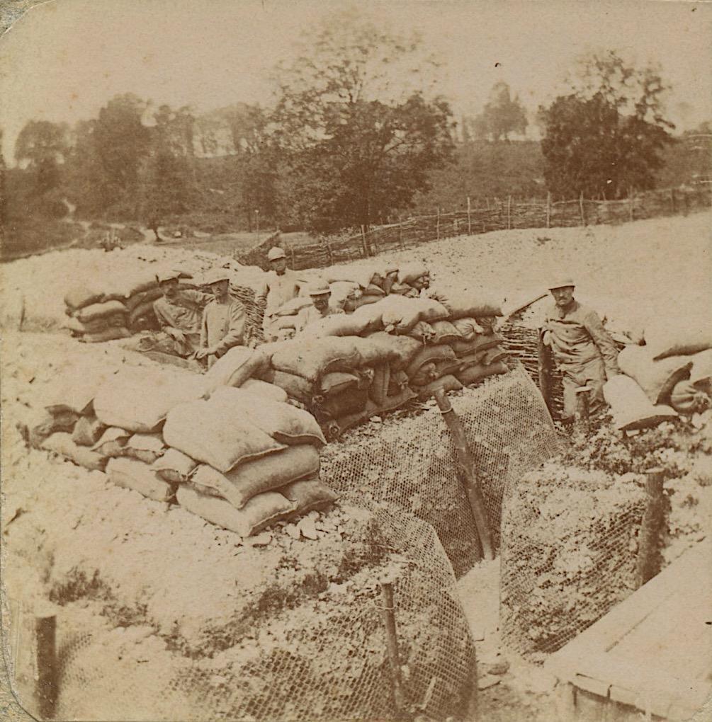 Antique Rare Stereo Photograph Great War WWI (1 of 3)