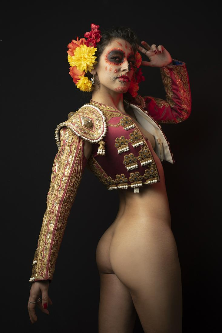 EDGAR ACERO LUNA, Mexico, Photo Stamped Limited Edit.: About Edgar Acero Luna: He was born in Aguascalientes, Mexico, the same place where the Catrina "Guadalupe Posada" began. Edgar has preserved the customs of his hometown and that is how he began to ta