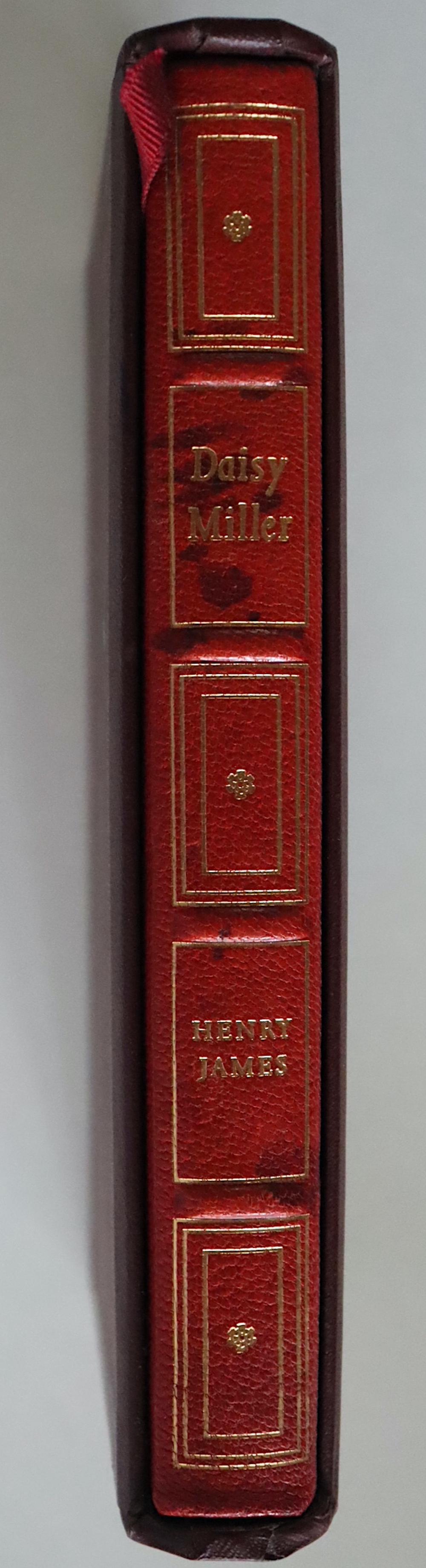 The Limited Editions Club Book, Daisy Miller,1969: Description: Book printed for the members of The Limited Editions Club. The provenance of this item is from a WWII veteran collector in Georgia. This lot is located in Boca Raton, Fl. The shipping by 