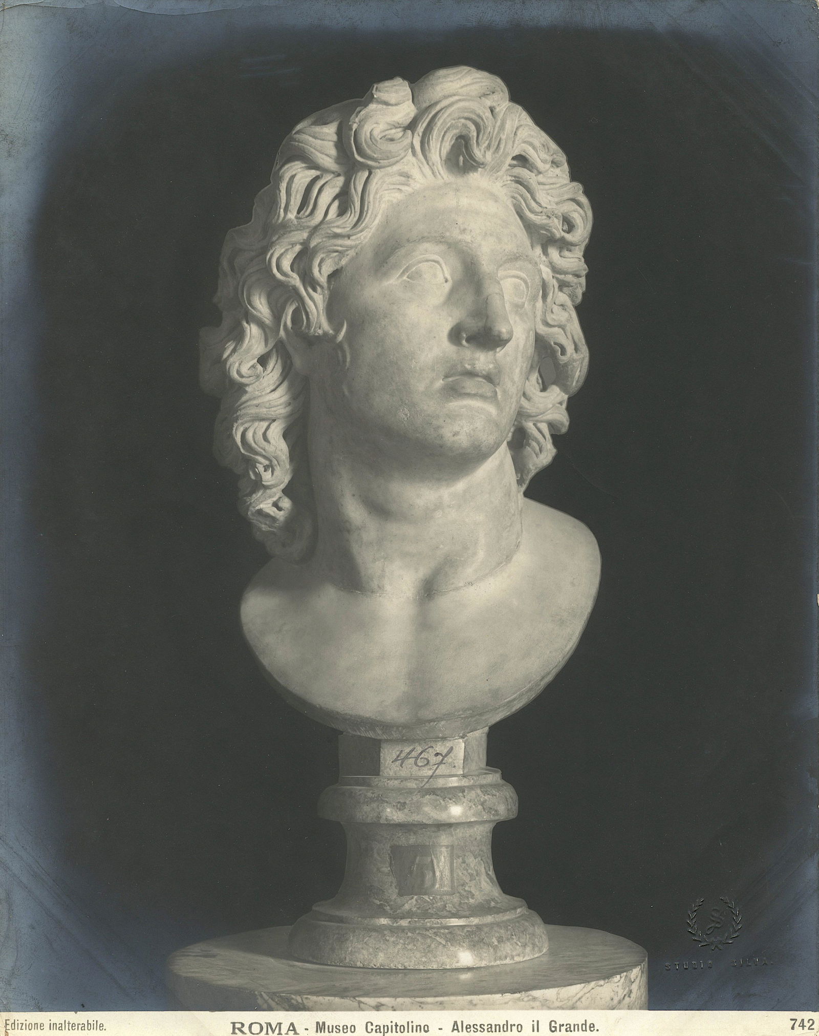 Antique Photo Sculpture  ALESSANDRO IL GRANDE (1 of 1)