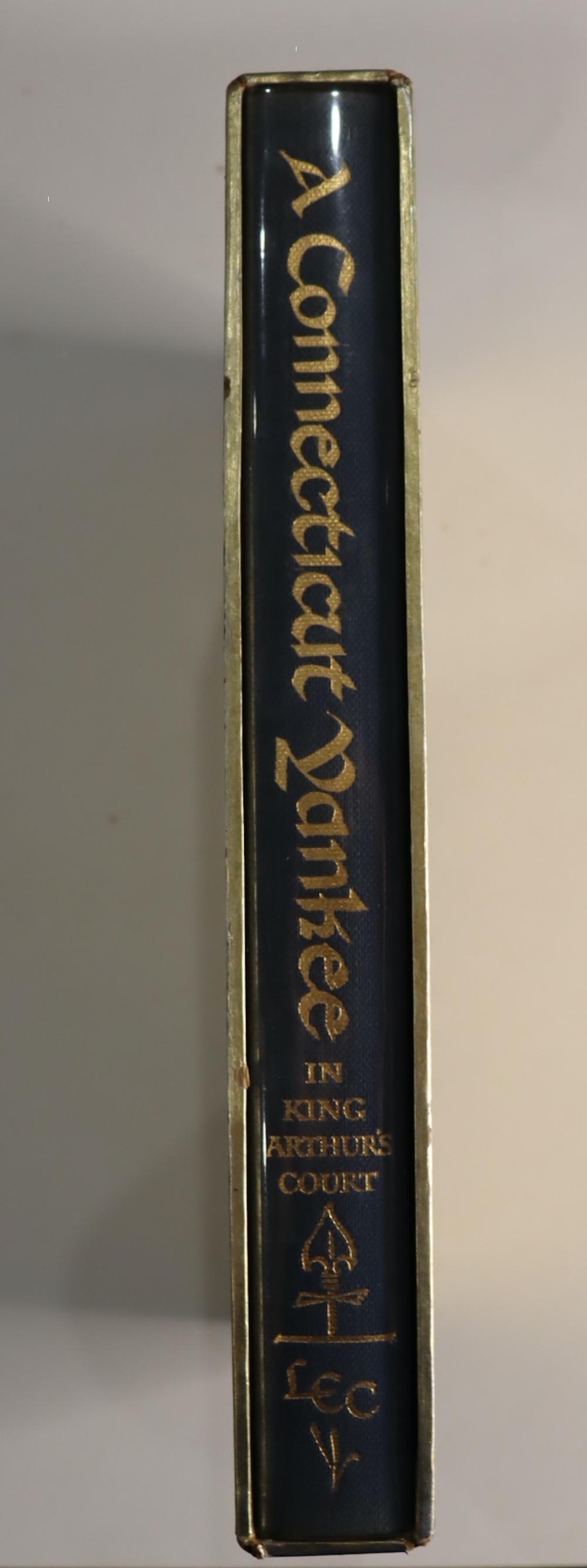 The Limited Editions Club Book A Connecticut Yankee,: Description: The provenance of this item is from a WWII veteran collector in Georgia. This lot is located in Boca Raton, Fl. The shipping by Artelisted will be via USPS - First Class or Priority (trac