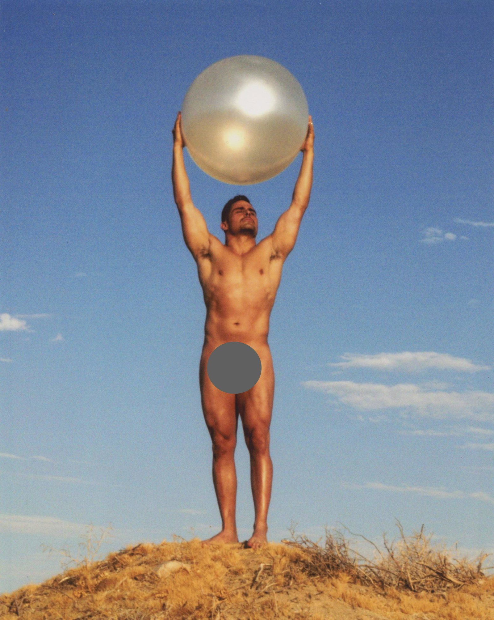 TIM RAY FISHER Artistic Photo Gay Male Nude, Signed: THE ARTIST STATEMENT: I was born out of a rape on November 7, 1969, into a cult in the creepy and corrupt town of Goshen, Indiana. It is a couple of hours from Chicago and an hour from the University 