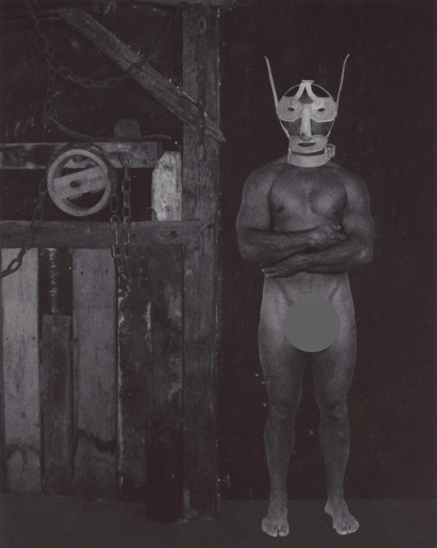 TIM RAY FISHER Artistic Photo Gay Male Nude, Signed: THE ARTIST STATEMENT: I was born out of a rape on November 7, 1969, into a cult in the creepy and corrupt town of Goshen, Indiana. It is a couple of hours from Chicago and an hour from the University 