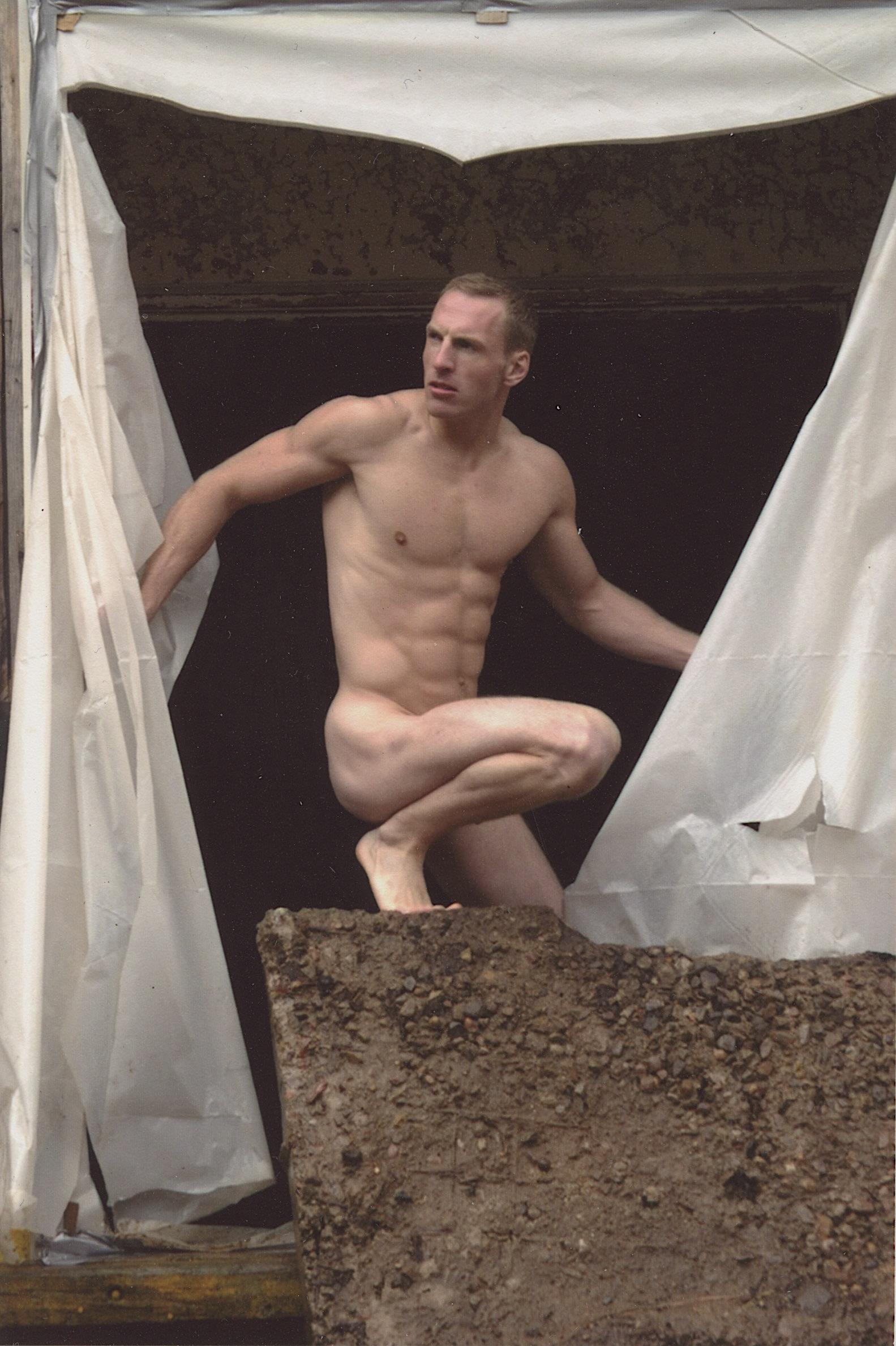 TIM RAY FISHER Artistic Photo Gay Male Nude, Signed: THE ARTIST STATEMENT: I was born out of a rape on November 7, 1969, into a cult in the creepy and corrupt town of Goshen, Indiana. It is a couple of hours from Chicago and an hour from the University 