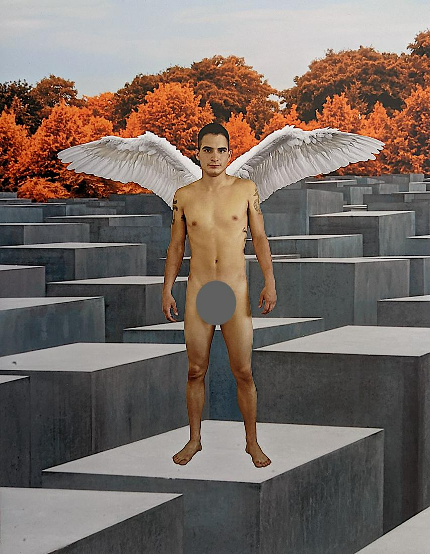 TIM RAY FISHER Artistic Photo Gay Male Nude, Signed: THE ARTIST STATEMENT: I was born out of a rape on November 7, 1969, into a cult in the creepy and corrupt town of Goshen, Indiana. It is a couple of hours from Chicago and an hour from the University 