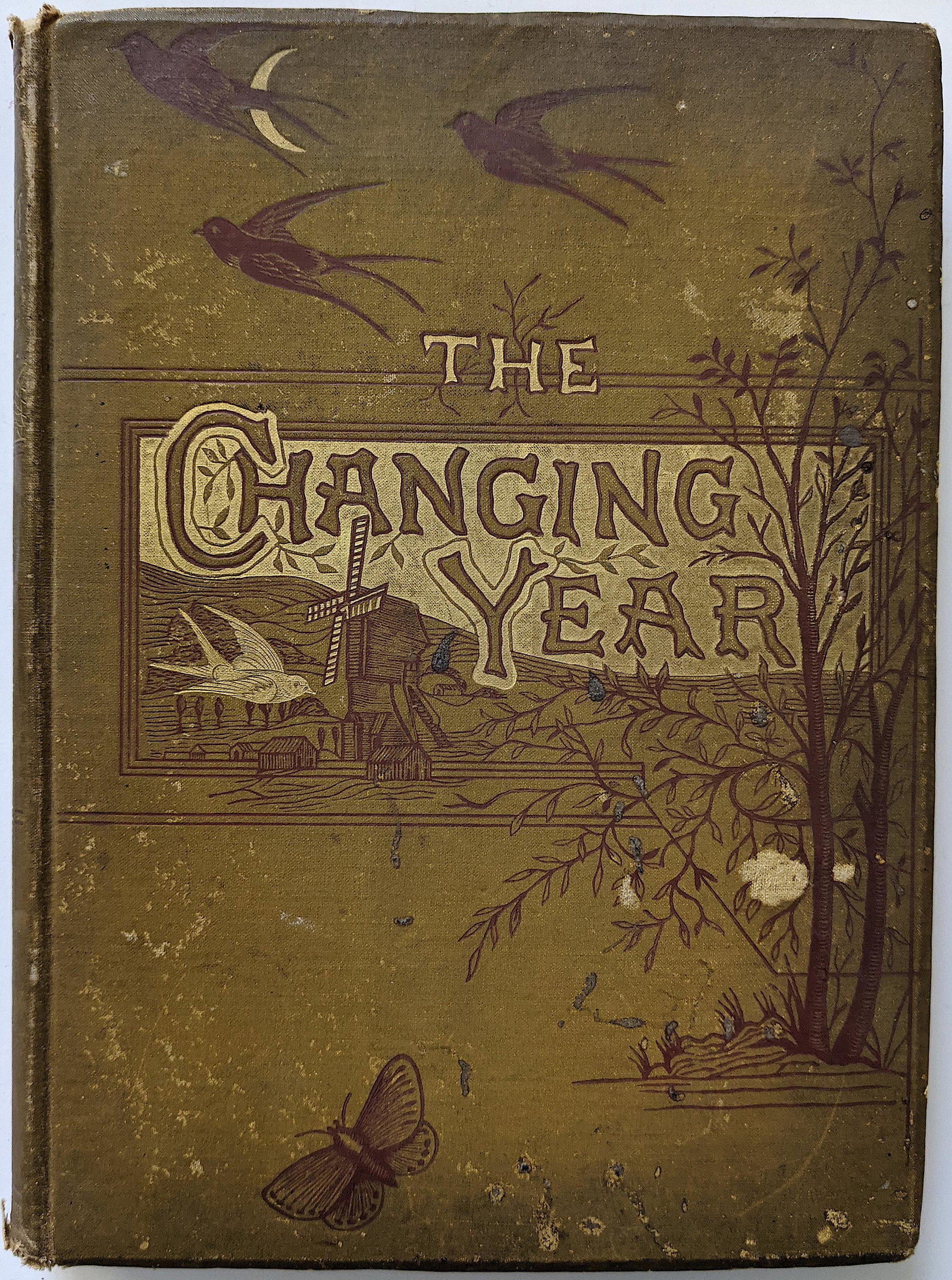 Antique Vintage Rare Book The Changing Year, 1884 (1 of 6)