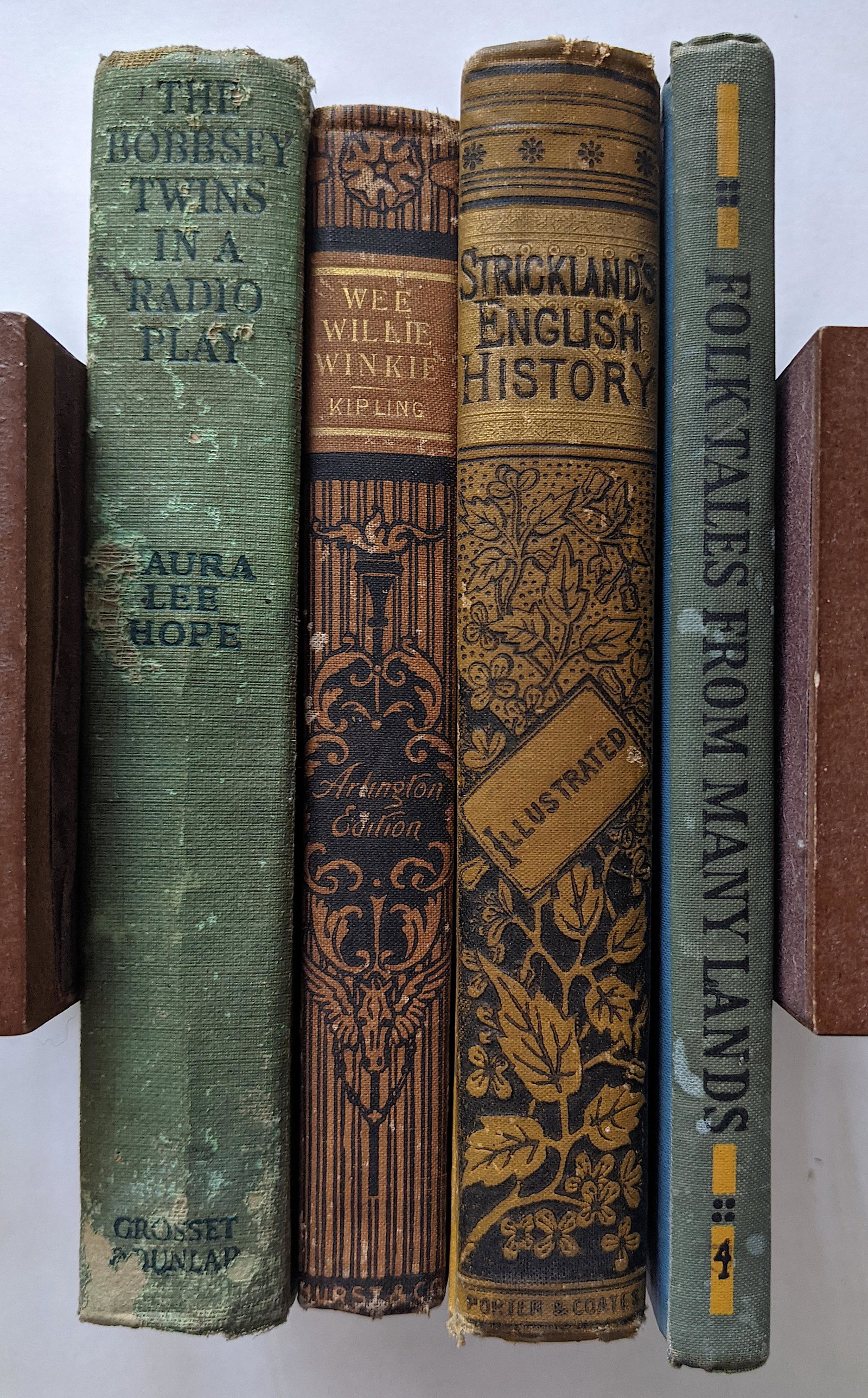 Antique Vintage Set 4 Books Incl. Folk Tales from Many (1 of 9)