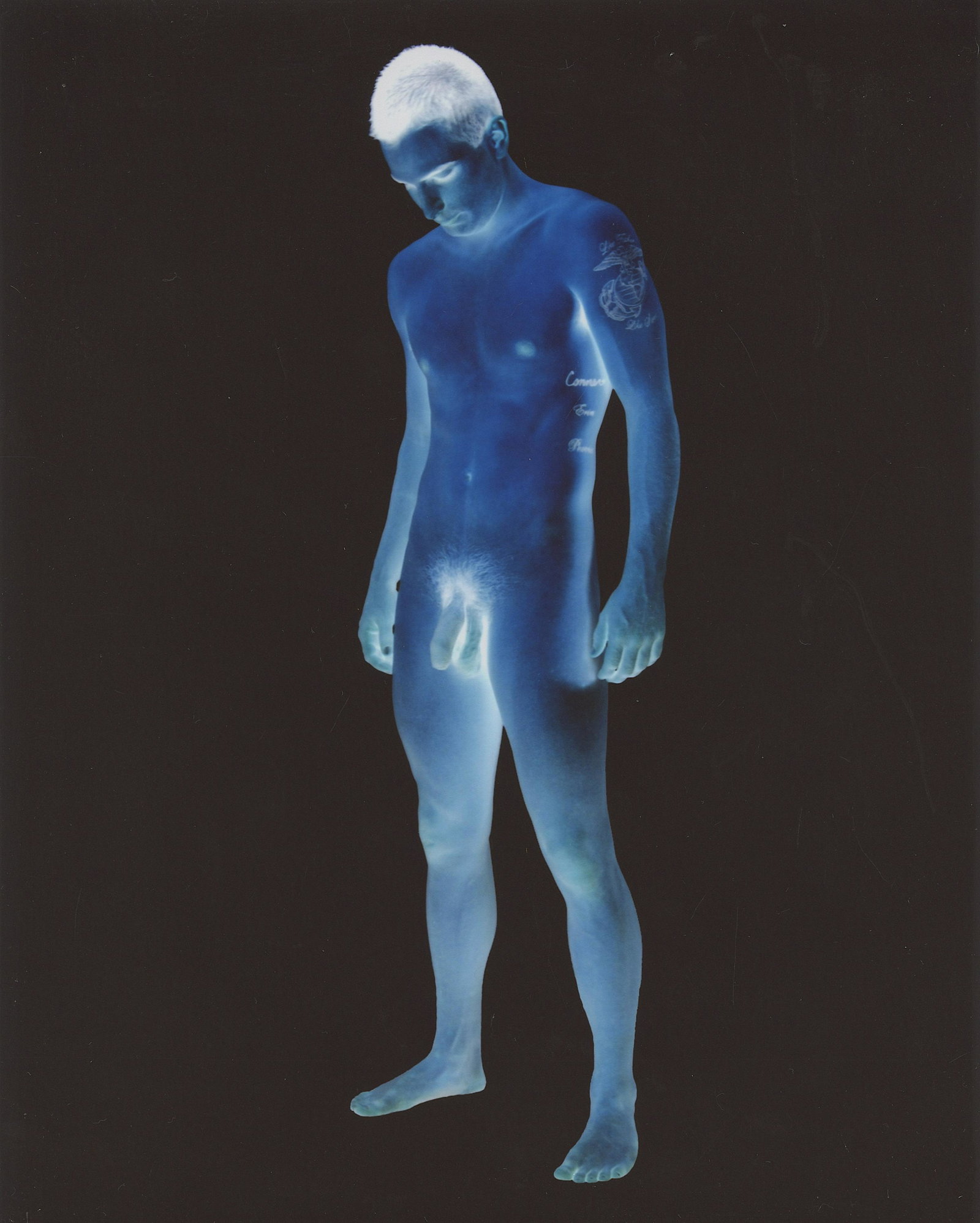 TIM RAY FISHER Artistic Photo Gay Male Nude, Signed: THE ARTIST BIO: Tim Ray Fisher was born on November 7, 1969, in Goshen, Indiana. He survived an extremelytraumatic childhood of sexual abuse and neglect, which he repressed and blocked out. Hisancesto