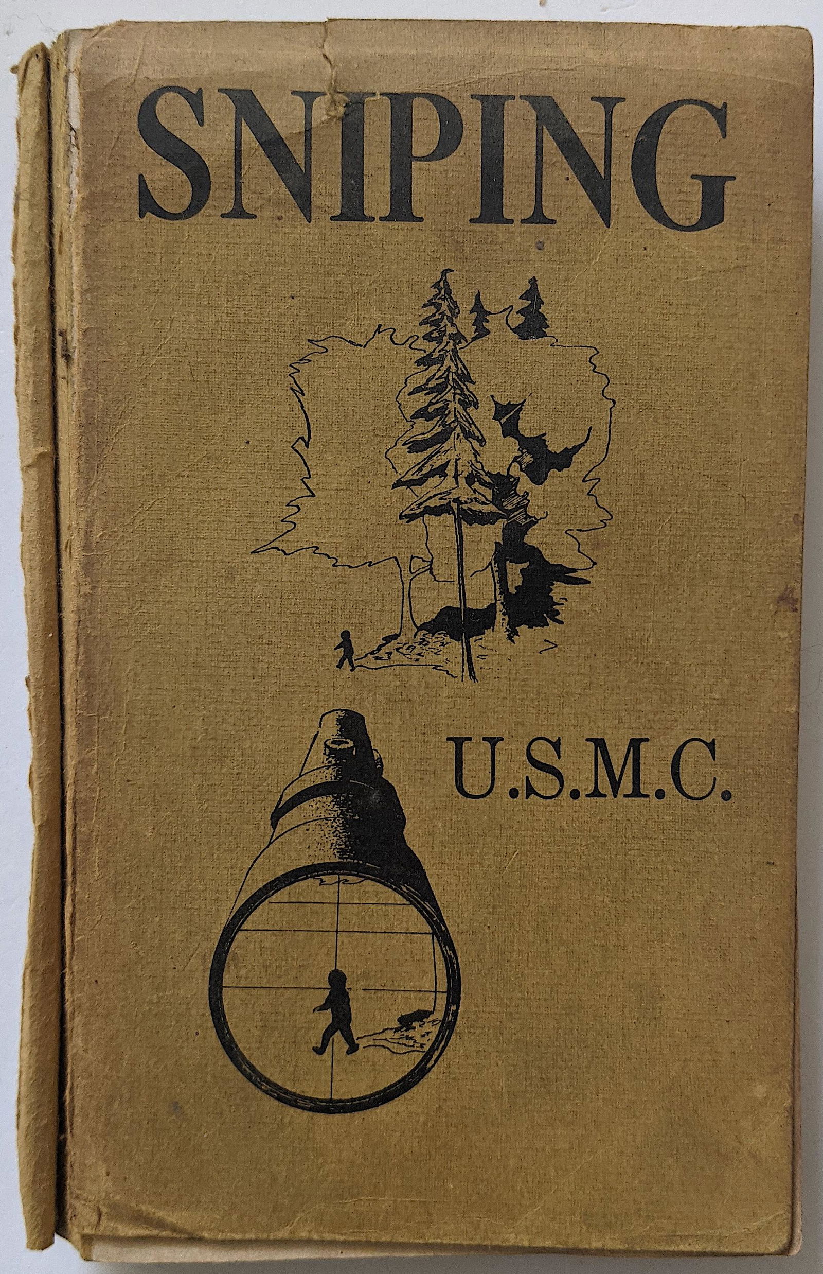 Vintage Rare Book SNIPING U.S.M.C. (1 of 5)