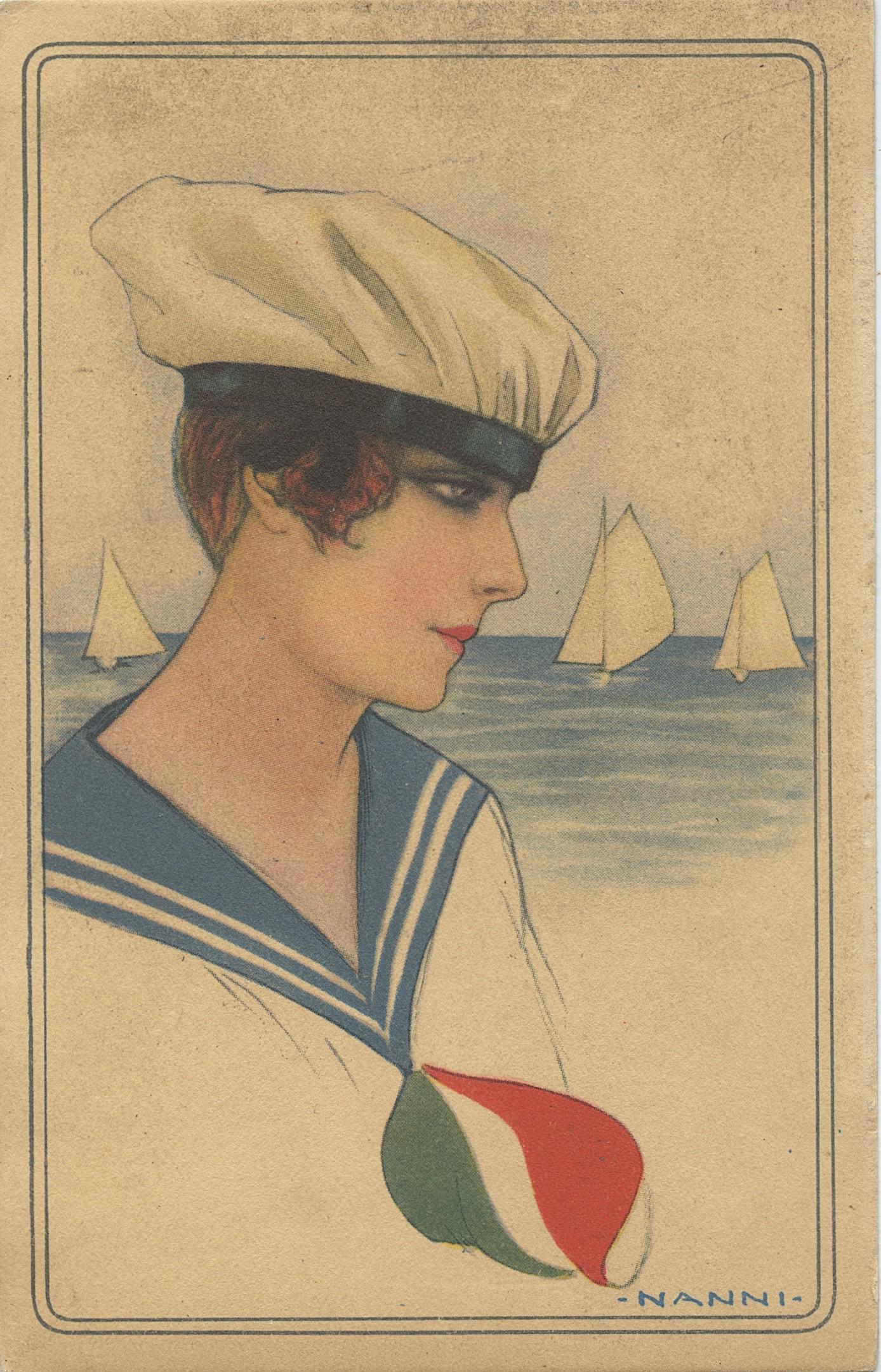 Antique Vintage Rare Postcard NANNI (1 of 2)