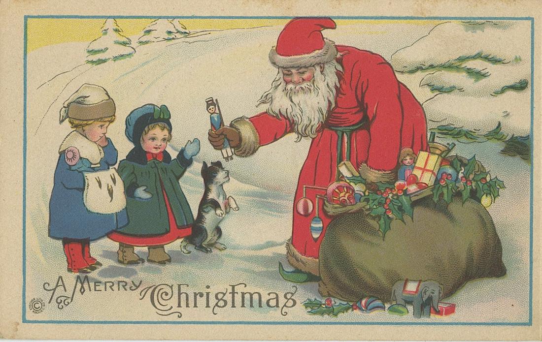 Antique Vintage Rare Postcard Christmas Noel (1 of 2)