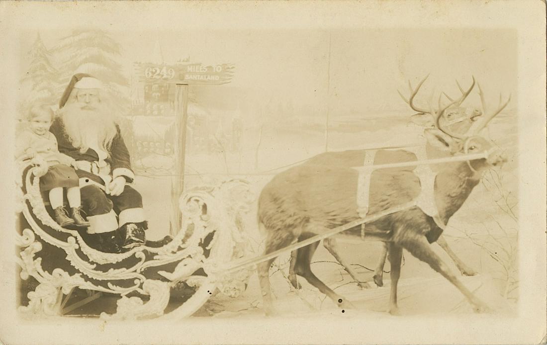 Antique Real Photo Postcard Christmas Noel (1 of 2)