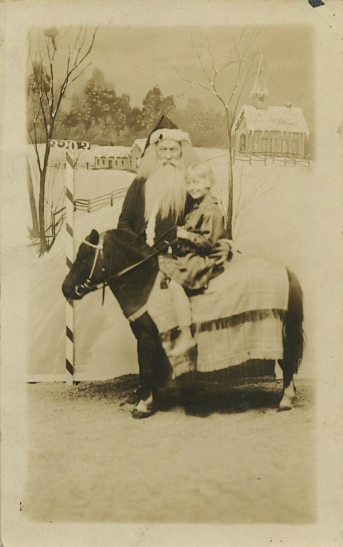 Antique Real Photo Postcard Christmas Noel (1 of 2)