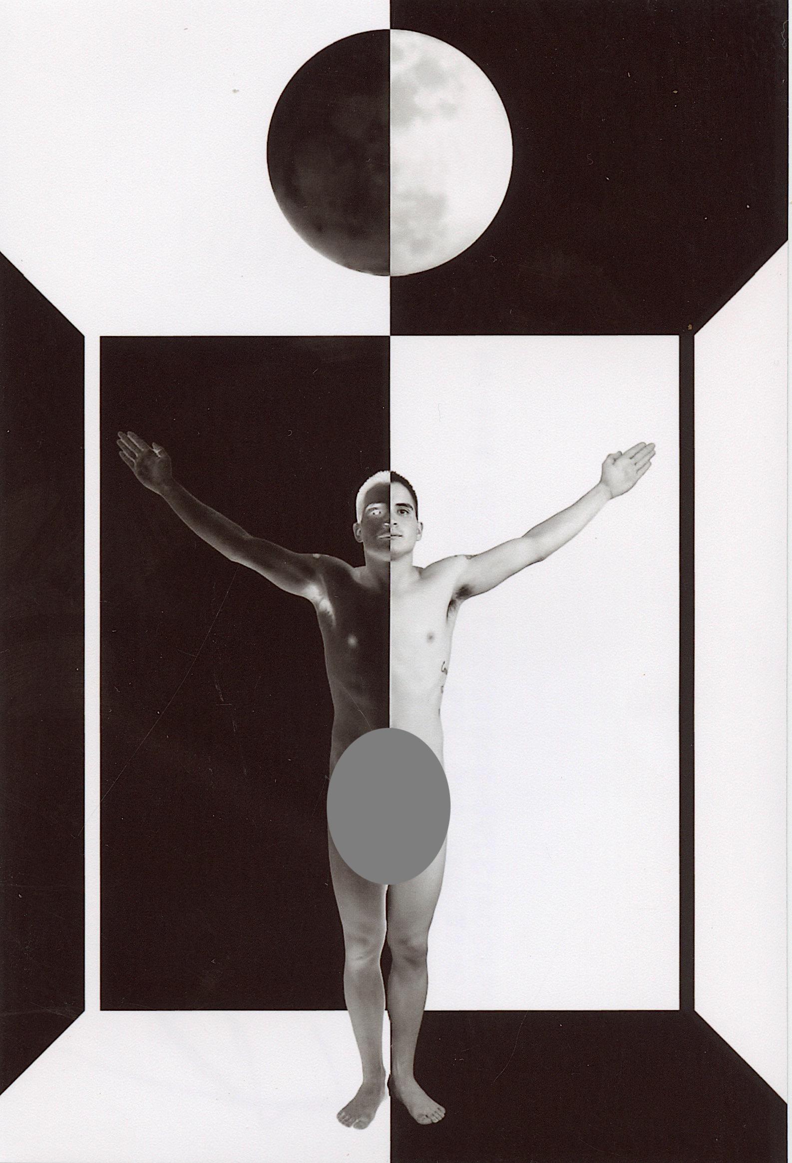 TIM RAY FISHER Artistic Photo Gay Male Nude, Signed: THE ARTIST STATEMENT: I was born out of a rape on November 7, 1969, into a cult in the creepy and corrupt town of Goshen, Indiana. It is a couple of hours from Chicago and an hour from the University 
