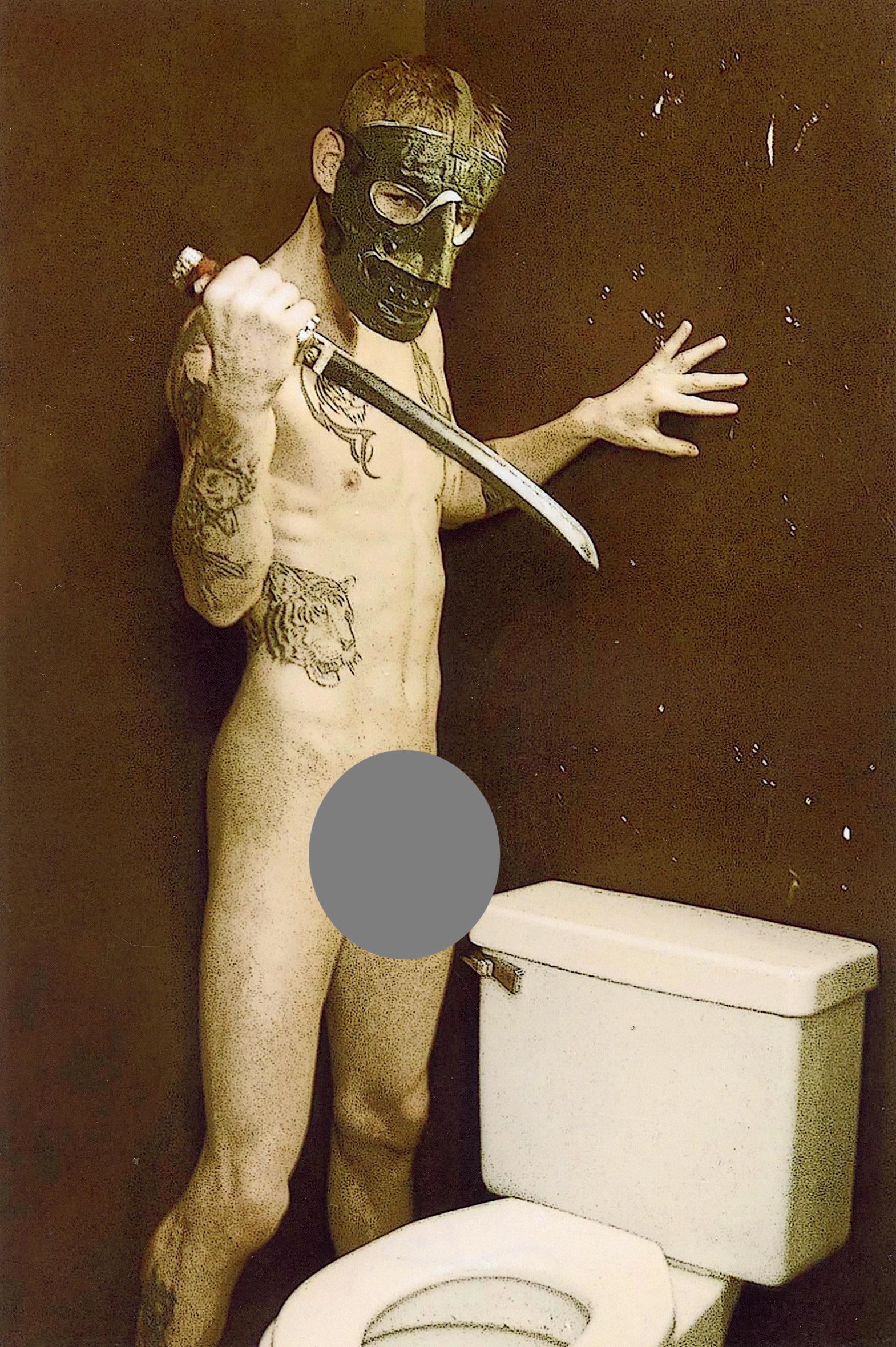 TIM RAY FISHER Artistic Photo Gay Male Nude, Signed: THE ARTIST STATEMENT: I was born out of a rape on November 7, 1969, into a cult in the creepy and corrupt town of Goshen, Indiana. It is a couple of hours from Chicago and an hour from the University 
