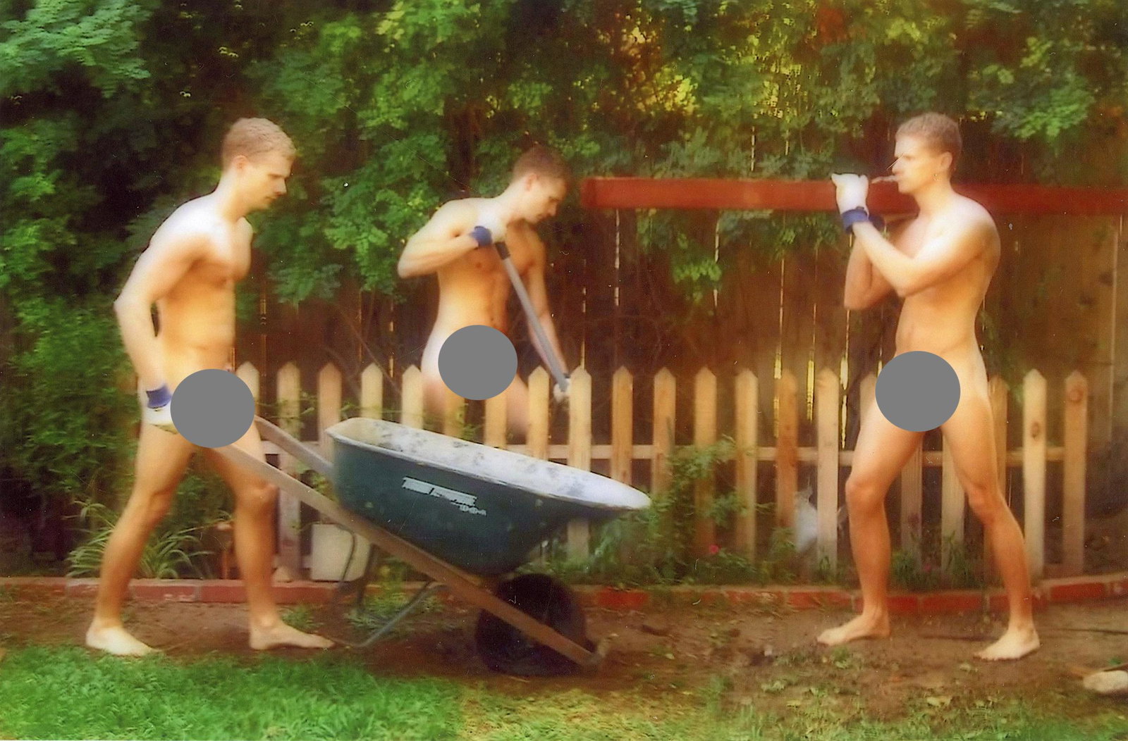 TIM RAY FISHER Artistic Photo Gay Male Nude, Signed: THE ARTIST STATEMENT: I was born out of a rape on November 7, 1969, into a cult in the creepy and corrupt town of Goshen, Indiana. It is a couple of hours from Chicago and an hour from the University 