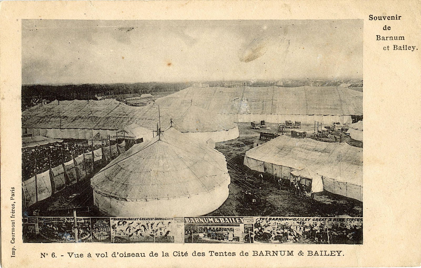 Antique Vintage Postcard Barnum & Bailey Circus (1 of 2)
