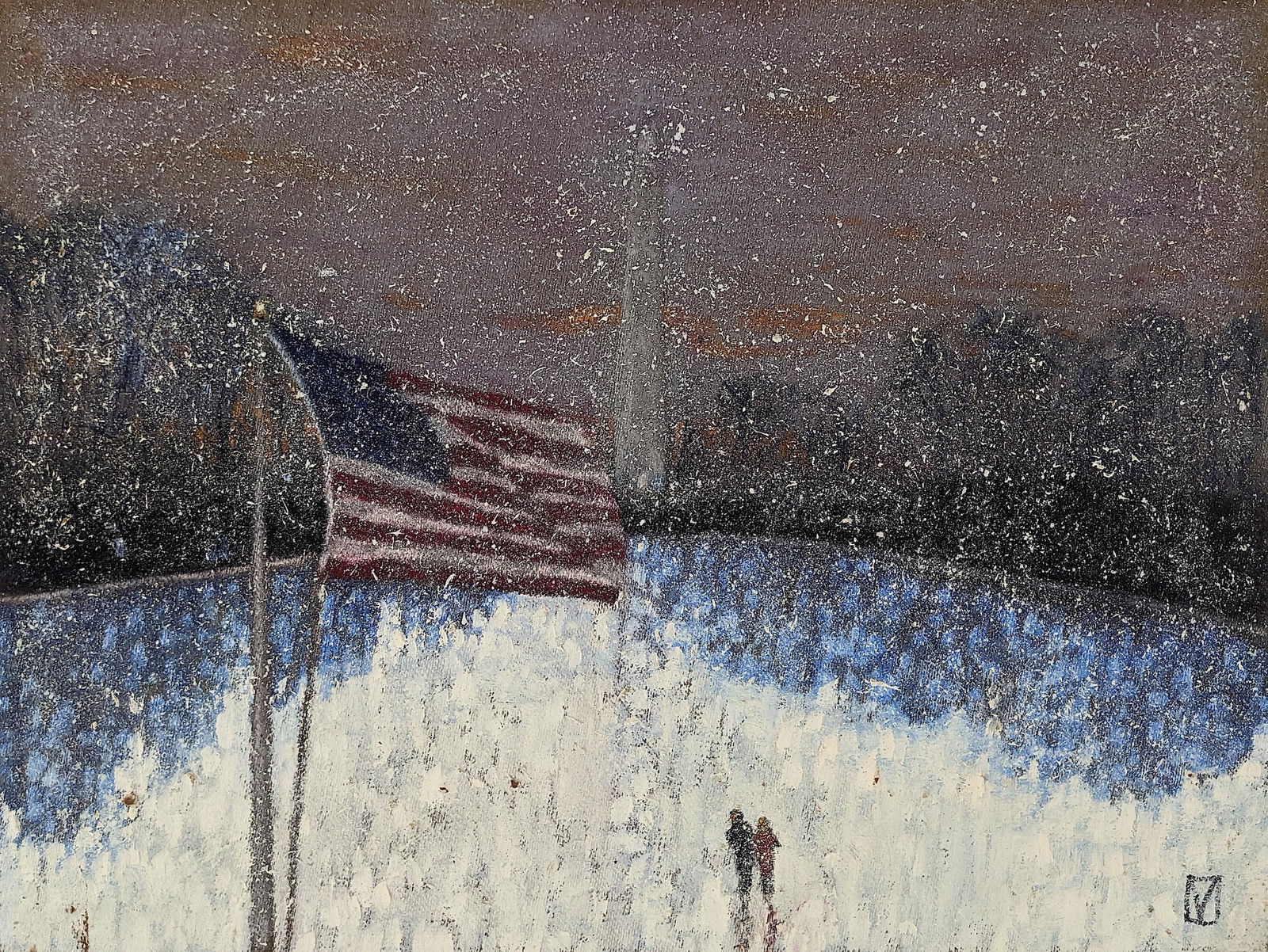 Self-Taught Authentic Original Outsider Folk Art #53 (1 of 1)