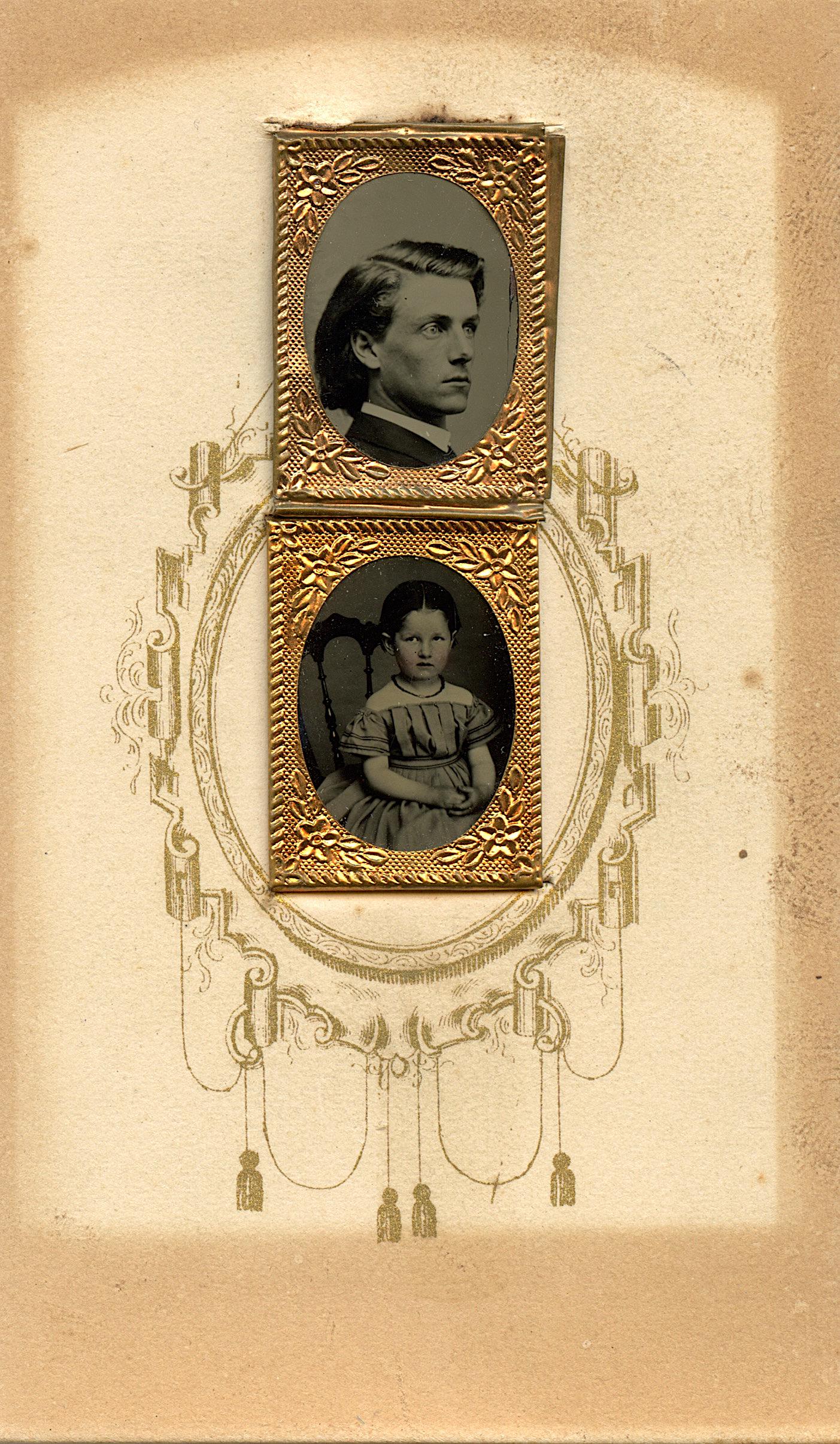 Antique Carte De Visite Photo American 19th. C. (1 of 2)