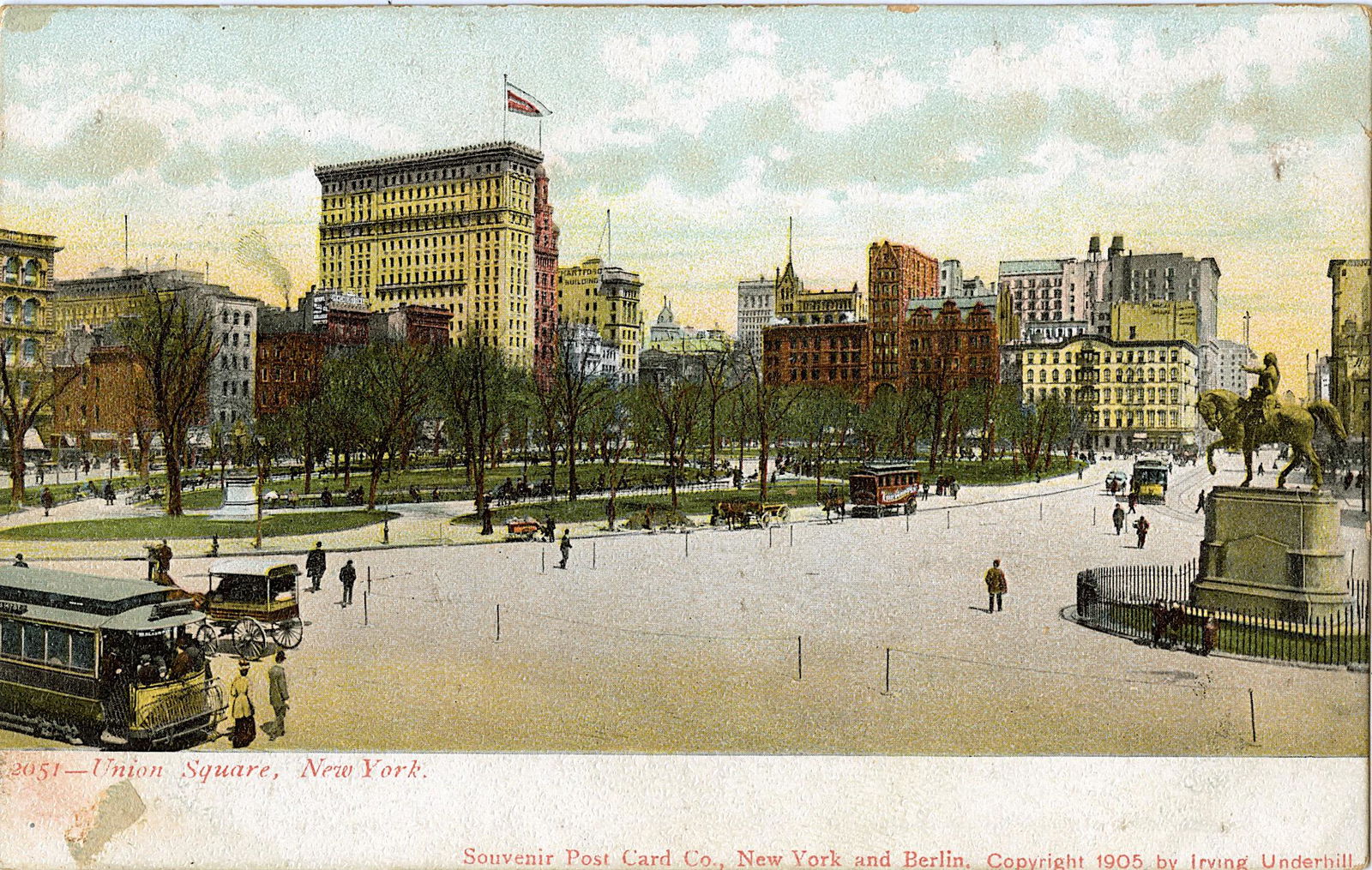 Antique Vintage Rare Postcard New York (1 of 2)
