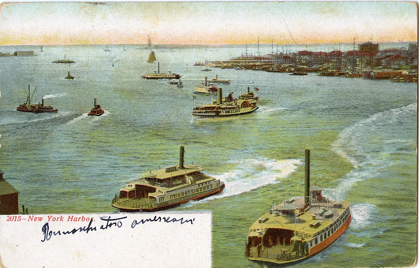 Antique Vintage Rare Postcard New York (1 of 2)