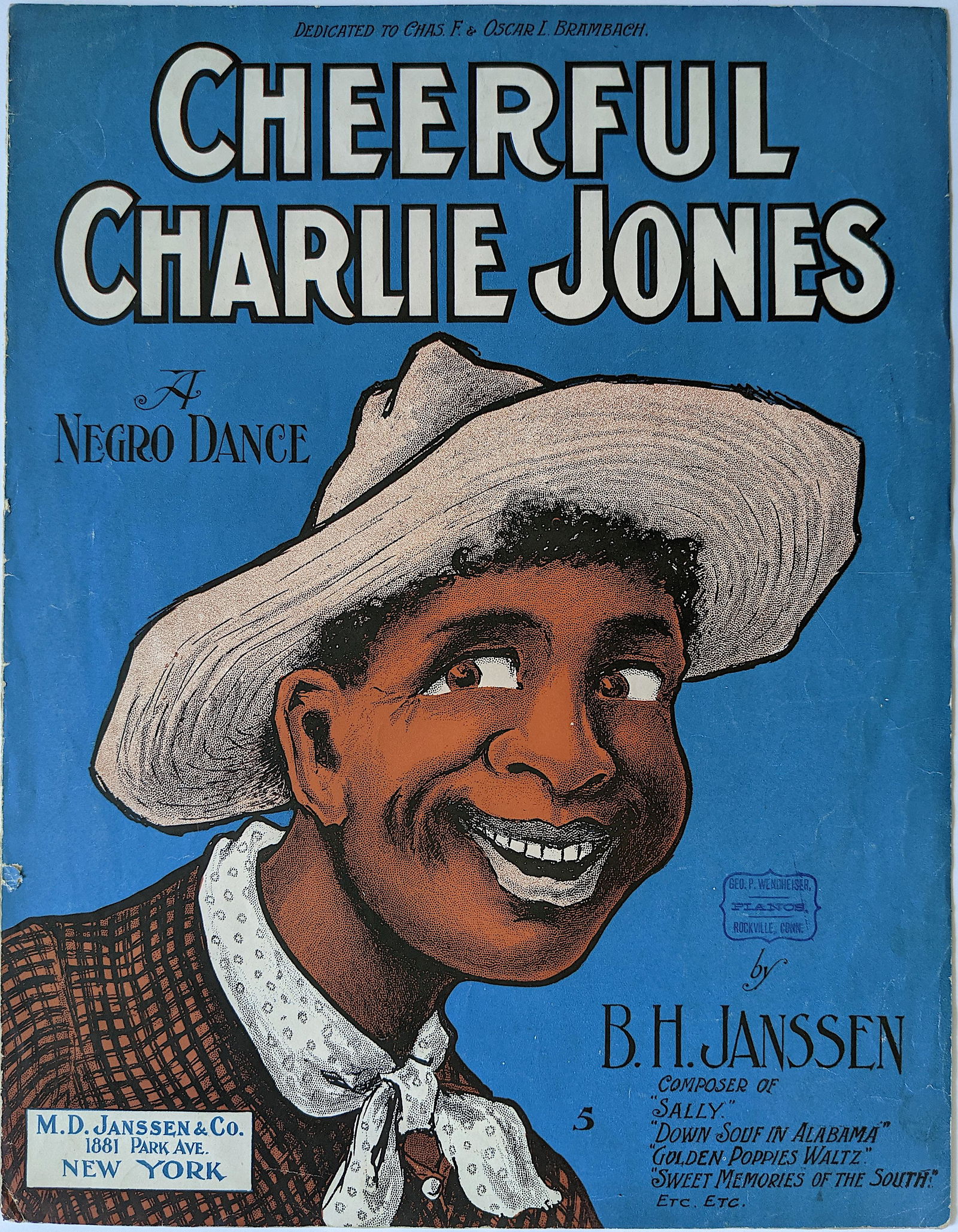 Very Rare Cheerful Charlie Jones: A Negro Dance, 1905 (1 of 3)