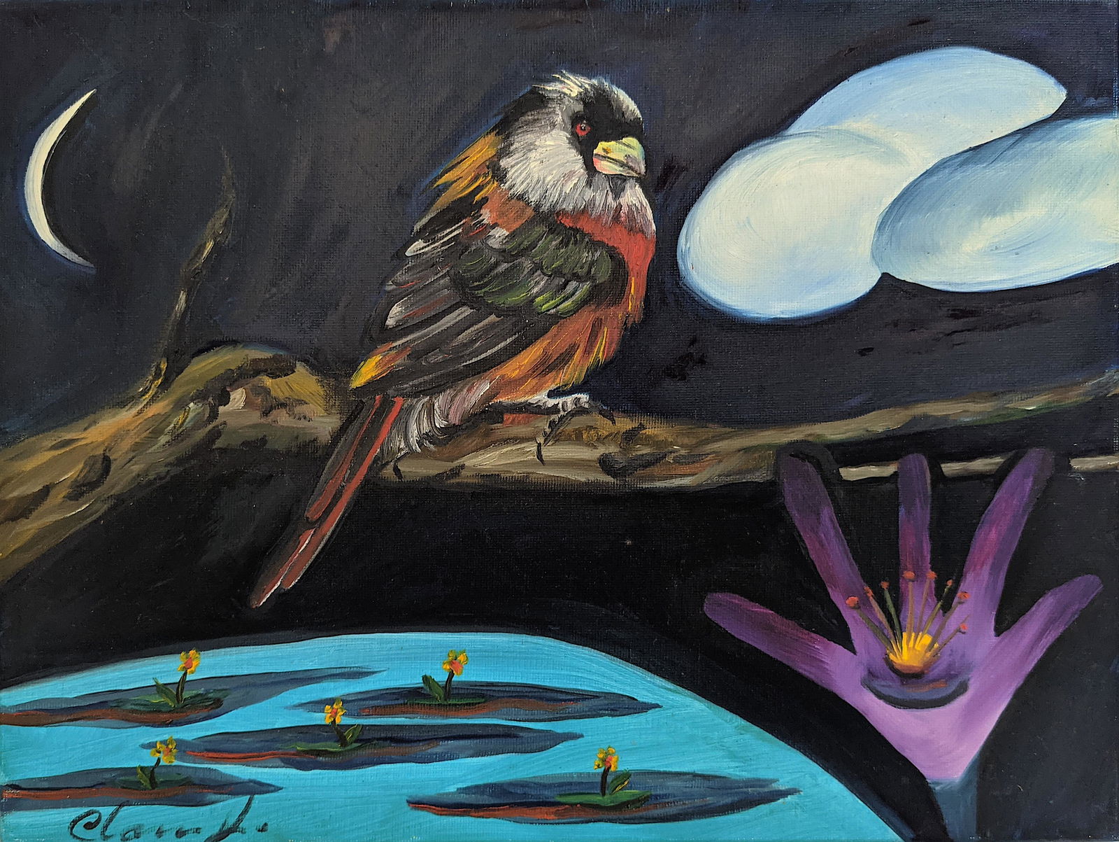 Self-Taught Authentic Original Outsider Folk Art (1 of 1)