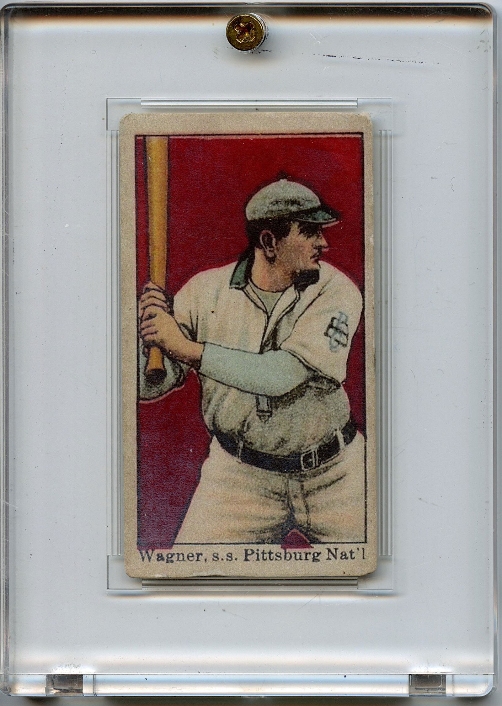 Baseball Card 1909 Honus Wagner American Caramels (1 of 2)
