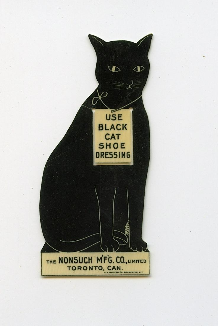 Vintage rare Advertising Use Black Cat Shoe Dressing (1 of 2)