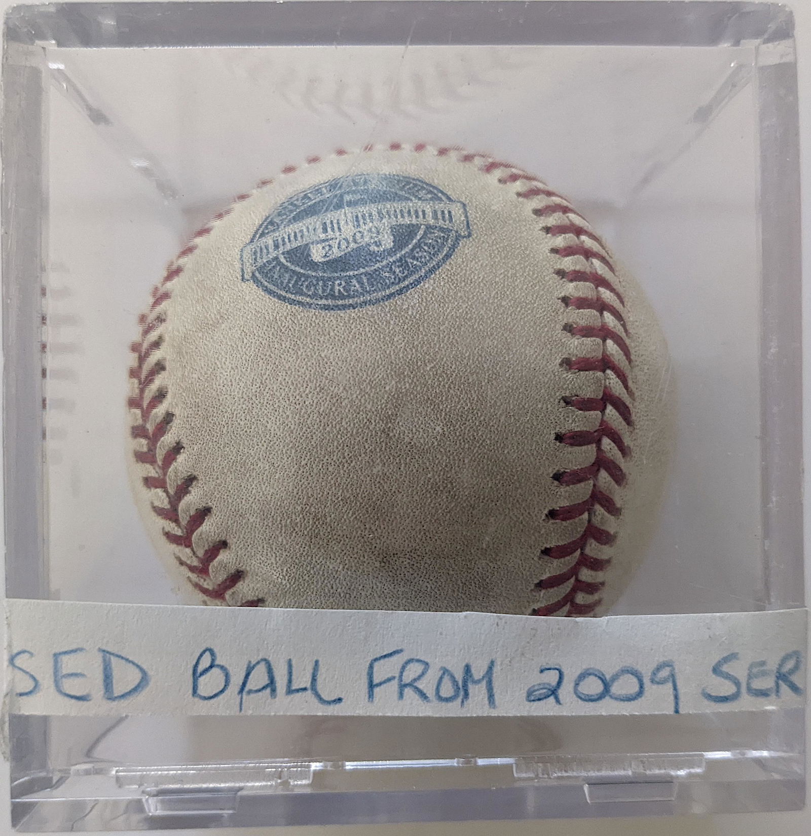 Autographed Signed  Baseball USED BALL SERIES 2009 (1 of 3)