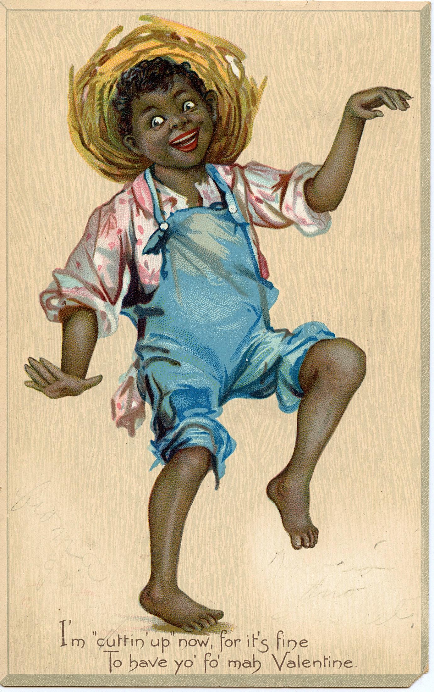 Antique Vintage Rare Postcard African American: The dimensions of an antique postcard are Approx. 5.5"x 3.5" (small variances can occur). ABOUT SHIPPING: This lot is located in Boca Raton, Fl and its shipment will be made directly by Artelisted. Sh