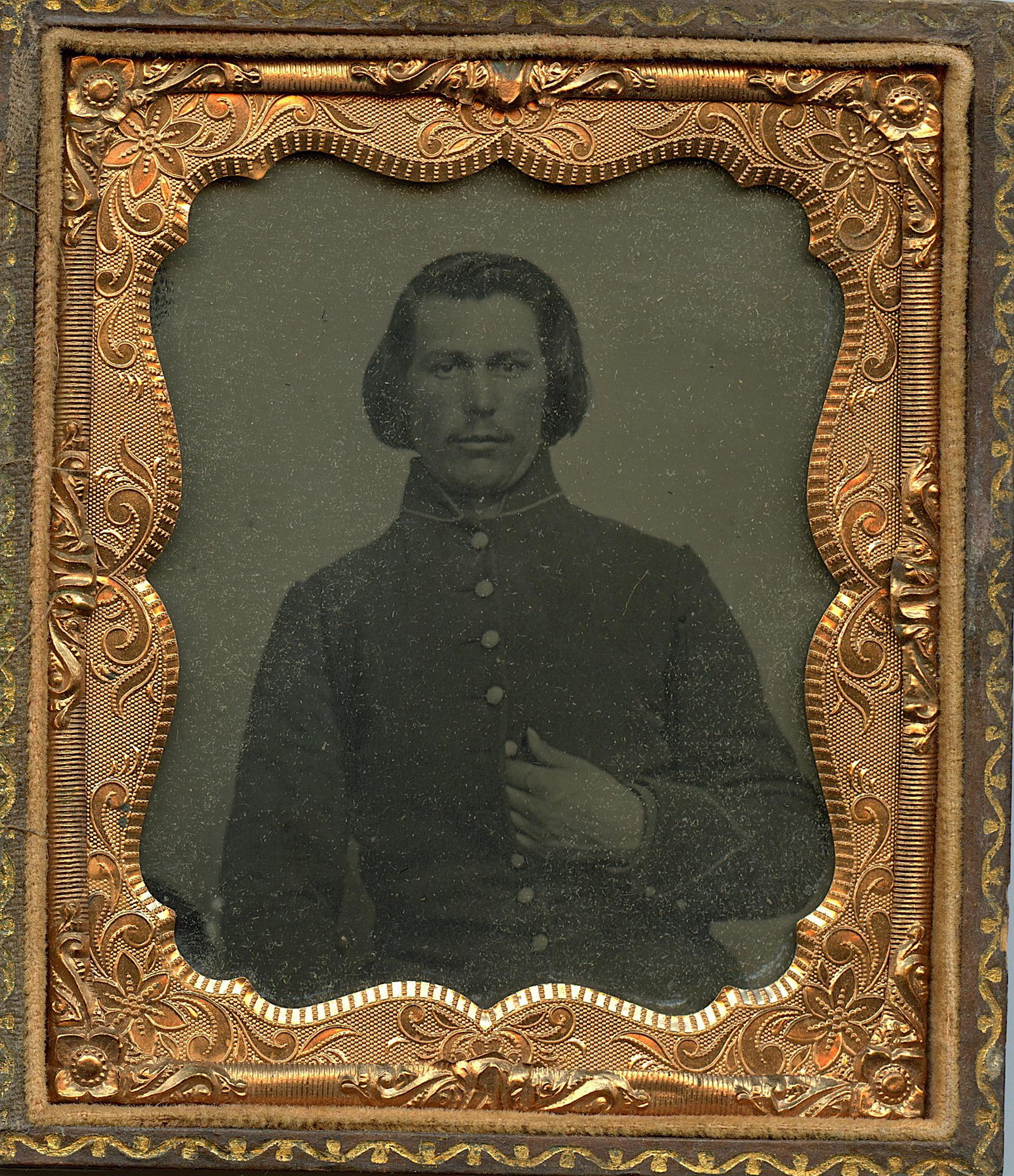 Antique Civil War Tintype Photo Military Man (1 of 3)