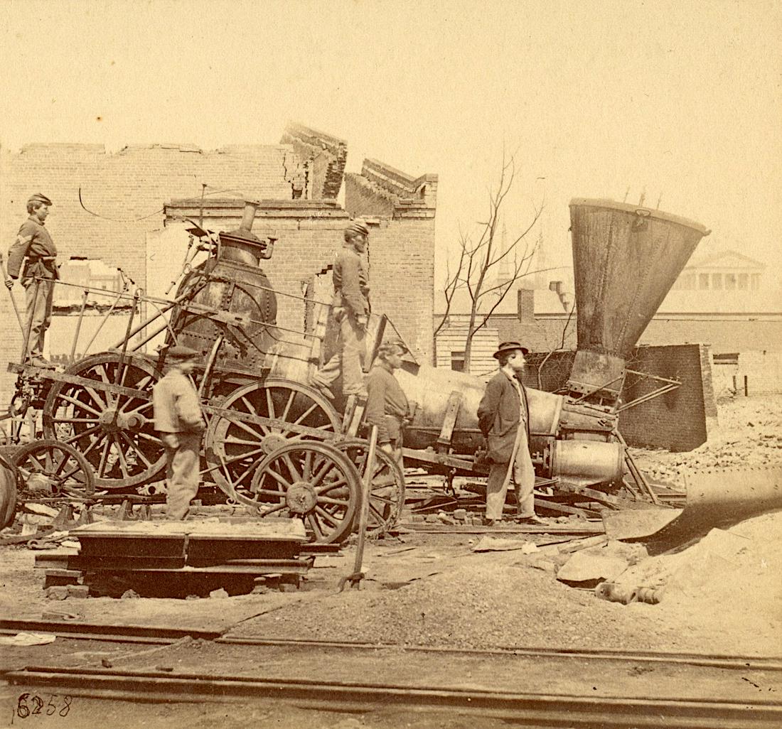 Antique Real Photo Stereoview Civil War Crippled (1 of 3)