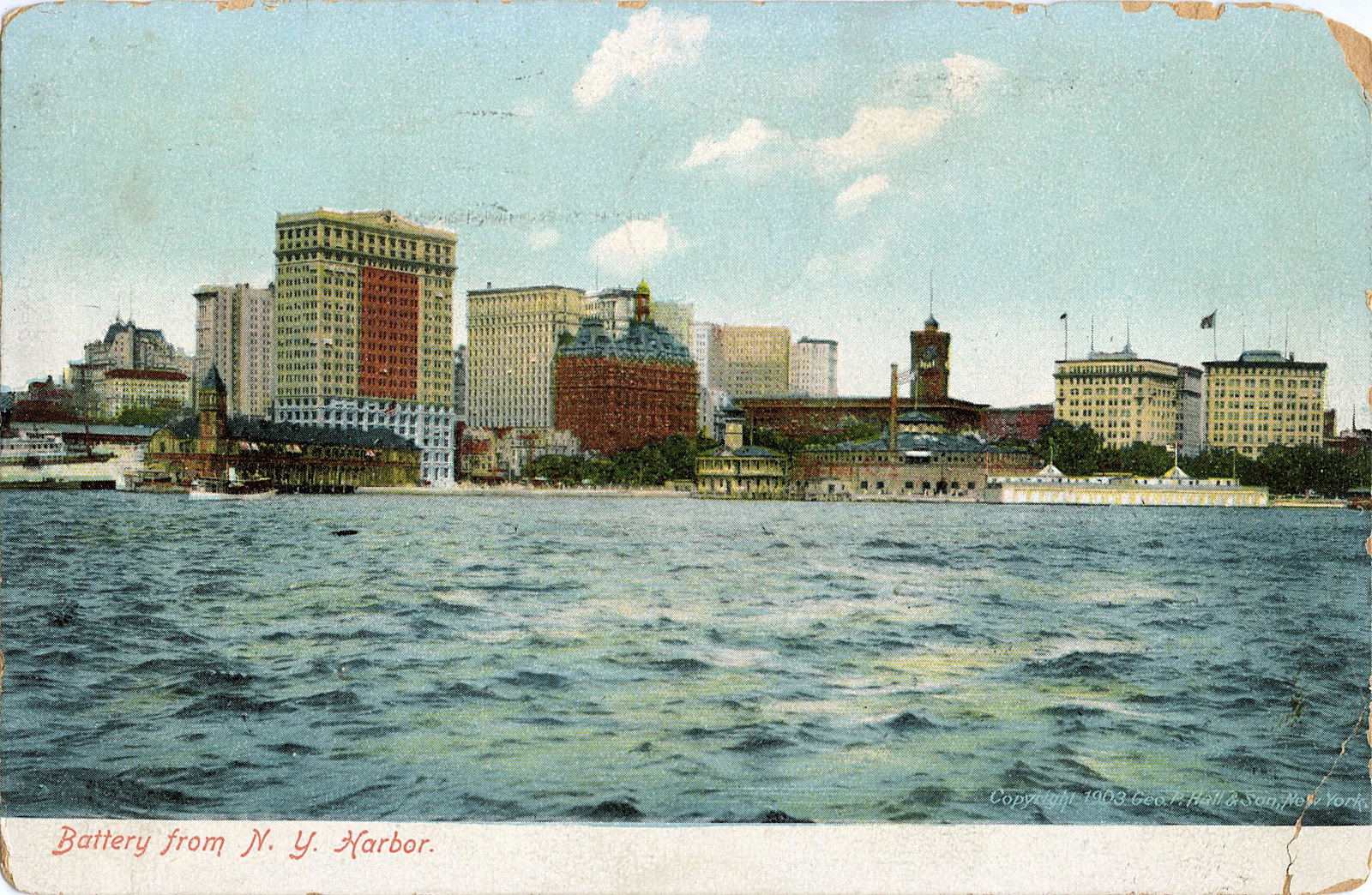 Antique Vintage Rare Postcard New York, N.Y. (1 of 2)