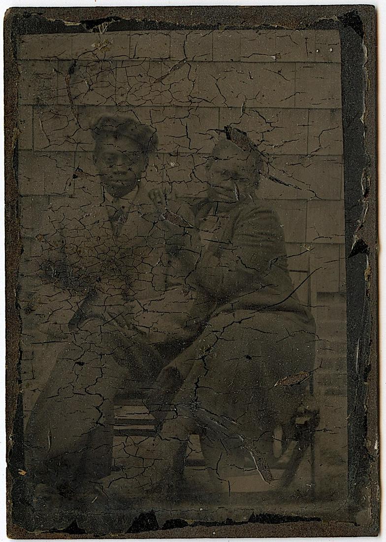 Antique American Tintype African American: The dimensions are Approx. 3" x 2.5" (Small variances can occur) including original case. ABOUT SHIPPING: This lot is located in Boca Raton, Fl and its shipment will be made directly by Artelisted. Sh