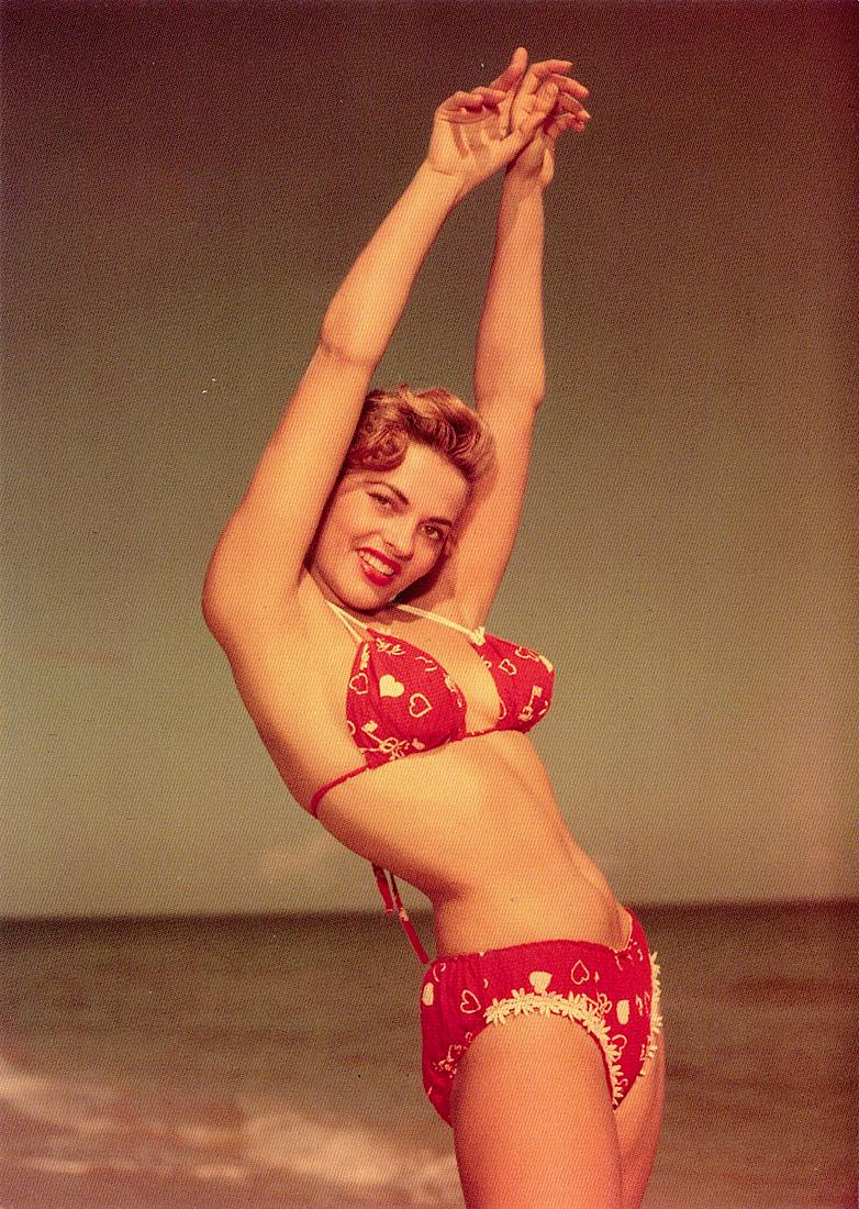 BUNNY YEAGER Pin Up Postcard NANCY WHITE: This lot is coming from Bunny Yeager's estate/archives. Linnea Eleanor "Bunny" Yeager (March 13, 1929 - May 24, 2014) was an American photographer and pin-up model. She met Bettie Page in 1954, and to