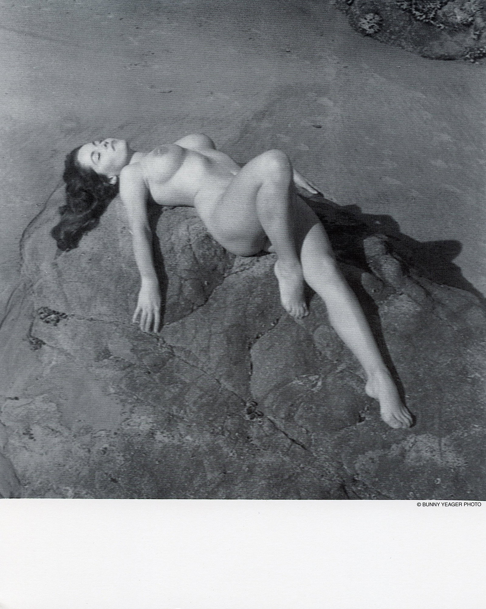 BUNNY YEAGER Pin Up Litho DIANE WEBBER: This lot is coming from Bunny Yeager's estate/archives. Linnea Eleanor "Bunny" Yeager (March 13, 1929 - May 24, 2014) was an American photographer and pin-up model. She met Bettie Page in 1954, and to