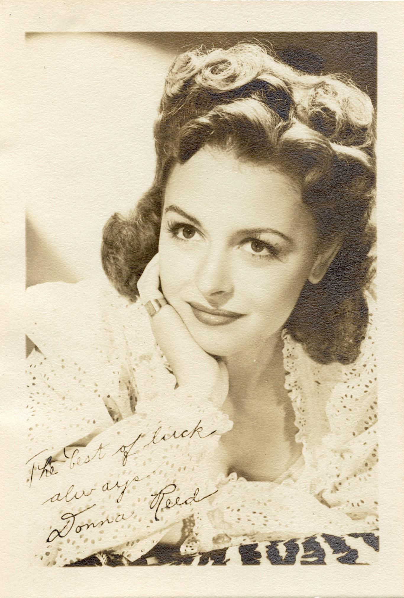 Vintage Donna Reed  Signed Photograph (1 of 2)