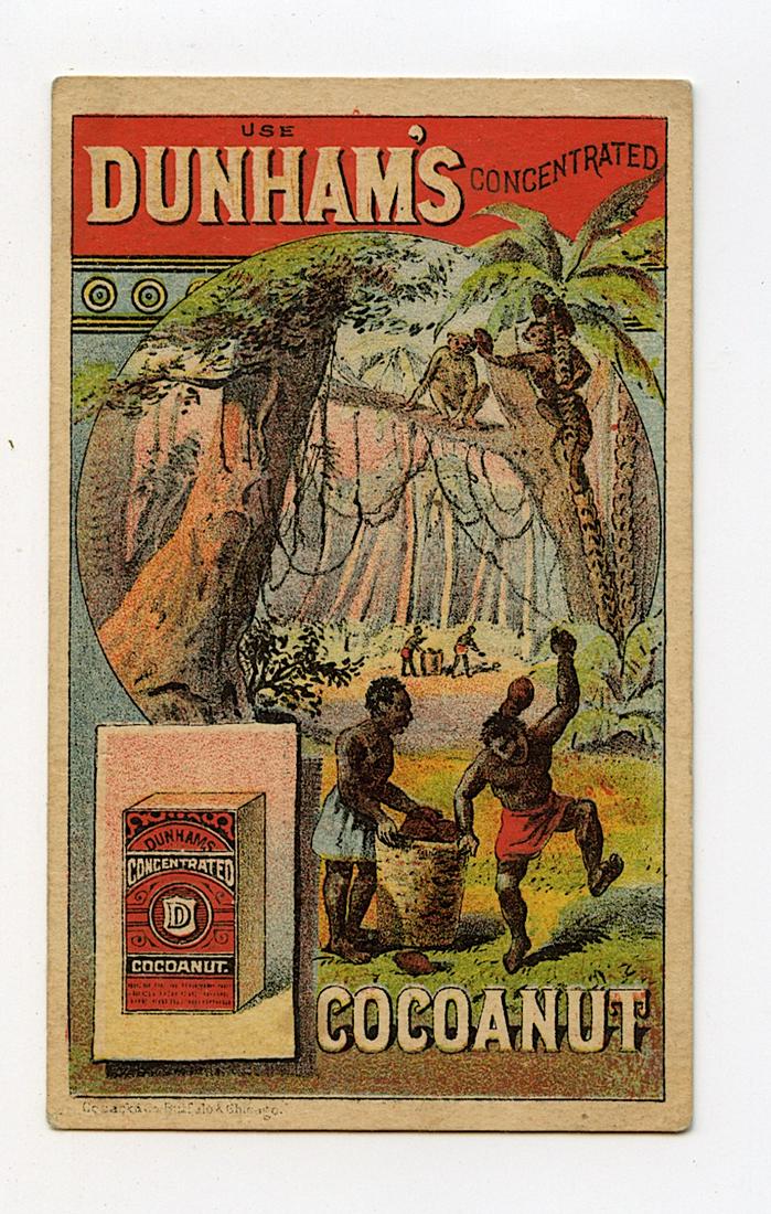 Rare Advertising Antique Tradecard  COCOANUT (1 of 2)