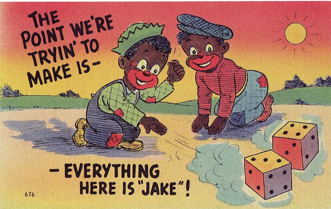 Antique Vintage Rare Postcard African Americana: The dimensions of an antique/vintage postcard are Approx. 6.25"x 11" (small variances can occur). ABOUT SHIPPING: This lot is located in Boca Raton, Fl and its shipment will be made directly by Arteli