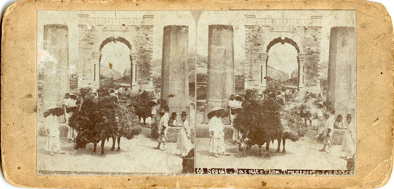 Antique Real Photo Stereoview Transportation in Korea: This collection of stereoviews are originals from the epoch . They come mainly from collectors in the U.S.A. and constitute wonderful testimonies of past time that tend to be unique. Their scarcity, c