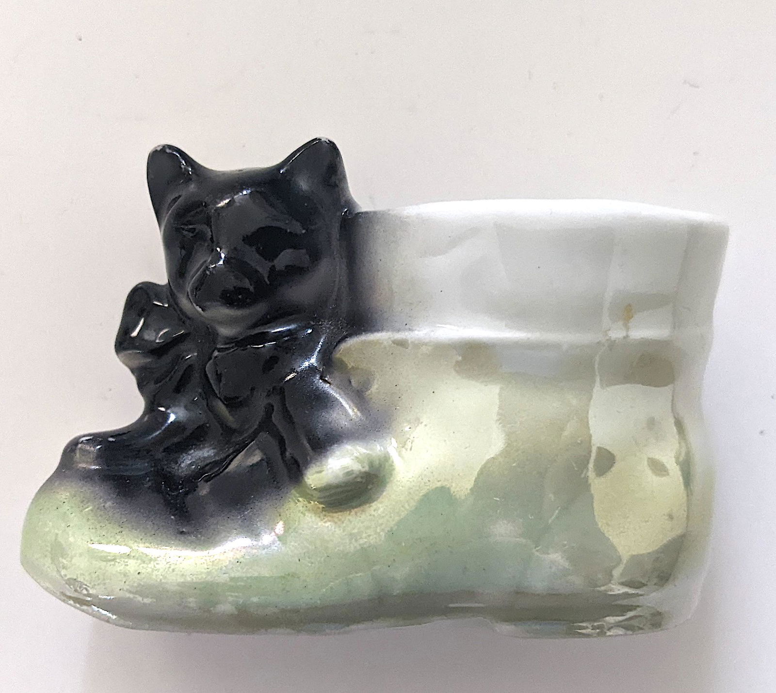Vintage Ceramic Black Cat Toothpicks Holder (1 of 4)