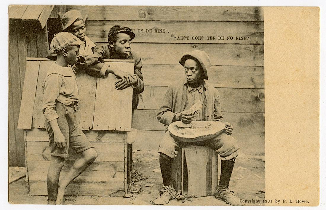 Antique Scarce Original Sunny Dixie American Postcard: This original African American postcard is coming from the estate of a postcard collector in VA. The dimensions of an antique/vintage postcard are Approx. 5.5"x 3.5" (small variances can occur). ABOUT